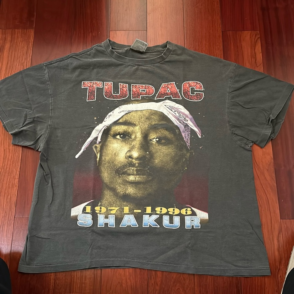 Tupac Against All Odds Rap Tee (reprinted, not vintage)